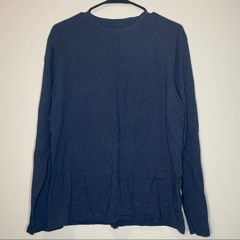 Banana Republic, gray, basic long sleeve tee